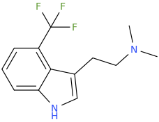 1-(4-(1,1,1-trifluoromethyl)indole-3-yl)-2-dimethylaminoethane.png