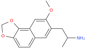 1-(3-methoxy-5,6-methylenedioxynaphthal-2-yl)-2-aminopropane.png