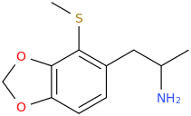2-amino-1-(4-methylthio-1,3-benzodioxole-5-yl)-propane.png