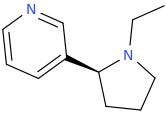 2-(2S)-(pyridin-3-yl)-1-ethylpyrrolidine.png