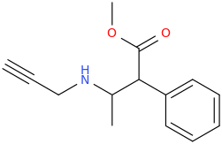 N-(prop-2-ynyl)-1-phenyl-1-carbomethoxy-2-aminopropane.png