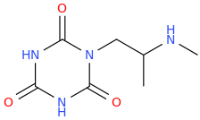 1-(2,4,6-trioxo-1,3,5-triazacyclohexyl)-2-methylaminopropane.png