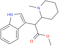 1-(indole-3-yl)-1-carbomethoxy-1-(methyl-2-piperidinyl)methane.png