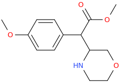 1-(4-methoxyphenyl)-1-carbomethoxy-1-(3-morpholinyl)-methane.png