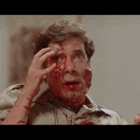 horror rip face off GIF by absurdnoise