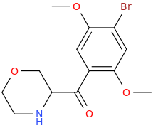 1-(4-bromo-2,5-dimethoxyphenyl)-1-(3-morpholinyl)methanone.png