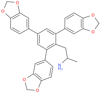 1-(2,4,6-tri(3,4-methylenedioxyphenyl)phenyl)-2-aminopropane.png
