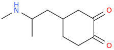 2-methylamino-1-(3,4-di-oxocyclohexyl)-propane.png