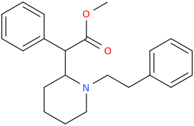 methyl%202-phenyl-2-(1-phenethylpiperidin-2-yl)acetate.png