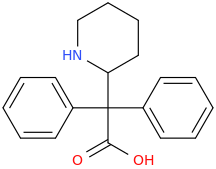 1-(2-piperidinyl)-1-carboxy-1,1-diphenylmethane.png