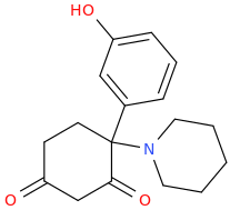4-%283-hydroxyphenyl%29-4-%28piperidin-1-yl%29cyclohexane-1%2C3-dione.png