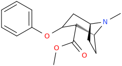     3-phenoxy-2-carbomethoxy-tropane.png