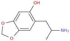 1-(2-hydroxy-4,5-methylenedioxyphenyl)-2-aminopropane.png