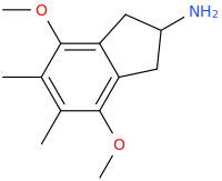 4,7-dimethoxy-5,6-dimethyl-2-aminoindan.png