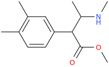1-(3,4-dimethylphenyl)-2-methylamino-1-carbomethoxypropane.png