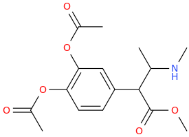 1-(3,4-diacetoxyphenyl)-1-carbomethoxy-2-methylaminopropane.png