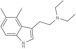 1-(4,5-dimethyl-indole-3-yl)-2-diethylaminoethane.png