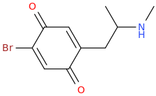 1-(4-bromo-2,5-dioxocyclohex-3,6-diene-1-yl)-2-methylaminopropane.png