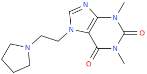7-(2-(1-pyrrolidinyl)ethyl)-1,3-dimethylxanthine.png