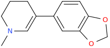 1-methyl-3-(3,4-methylenedioxyphenyl)-1-azacyclohex-2-ene.png