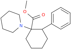 1-piperidinyl-1-carbomethoxy-2-phenylcyclohexane.png