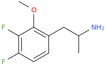 1-(2-methoxy-3,4-difluorophenyl)-2-aminopropane.png