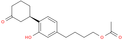 (3R)-1-oxocyclohex-3-yl-2-hydroxy-4-(5-oxa-6-oxoheptyl)benzene.png