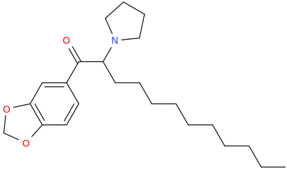 1-(1,3-benzodioxole-5-yl)-2-(1-pyrrolidinyl)dodecan-1-one.png