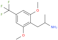 1-(4-(1,1,1-trifluoro)methyl-(2,6-dimethoxy)phenyl)-2-aminopropane.png