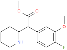 methyl-2-(3-methoxy-4-fluorophenyl)-2-piperidin-2-ylacetate.png
