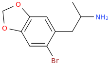 1-(3,4-methylenedioxy-6-bromophenyl)-2-aminopropane.png