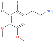 1-(3,4,5-trimethoxy-2-iodophenyl)-2-aminoethane.png
