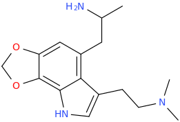 4-(2-amino-2-methylethyl)-3-(2-dimethylaminoethyl)-6,7-methylenedioxyindole.png