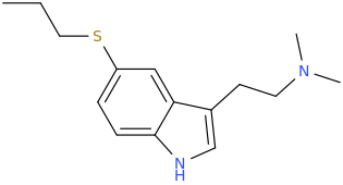 1-(5-(propylthio)indole-3-yl)-2-dimethylaminoethane.png