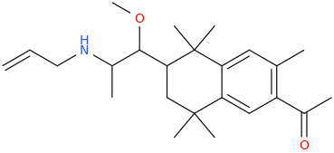 N-allyl-1-(6-acetyl-1,1,4,4,7-pentamethyltetralin-2-yl)-2-amino-1-methoxypropane.png