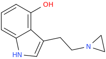 1-(4-hydroxyindole-3-yl)-2-aziridinylethane.png