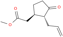 (1R,2R)-3-oxo-2-allyl-1-(2-oxo-2-methoxyethyl)cyclopentane.png