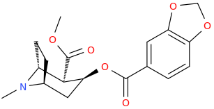 Methyl%20(1R%2C2R%2C3S%2C5S)-3-(3%2C4-methylenedioxybenzoyloxy)-8-methyl-8-azabicyclo%5B3.2.1%5Doctane-2-carboxylate.png