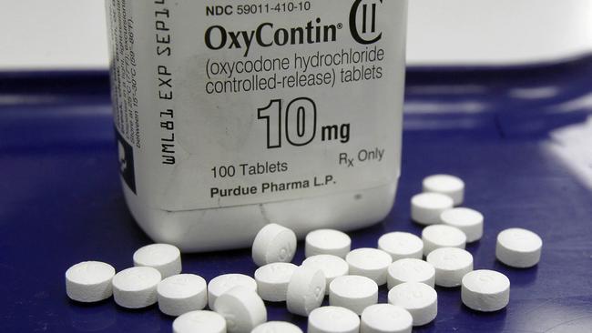 Extremely potent drugs like OxyContin are being prescribed at alarming levels in Australia. Picture: AP