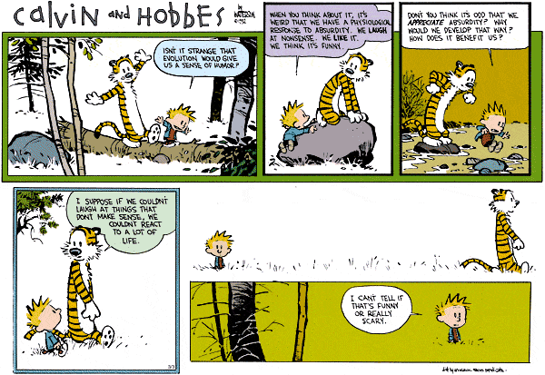 Isn't it strange... - Calvin and Hobbes [600x413] : QuotesPorn