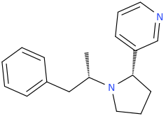(1S, 2S)-1-(1-methyl-2-phenylethyl)-2-(3-pyridinyl)pyrrolidine.png