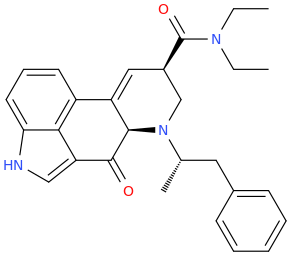(6aR,9R)-N,N-diethyl-6-oxo-7-((1S)-1-methyl-2-phenylethyl)-4,6,6a,7,8,9-hexahydroindolo-[4,3-fg]-quinoline-9-carboxamide.png
