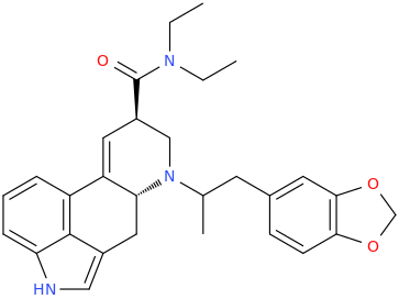 (6aR,9R)-N,N-diethyl-7-(1-methyl-2-(3,4-methylenedioxyphenyl)ethyl)-4,6,6a,7,8,9-hexahydroindolo-%5b4,3-fg%5d-quinoline-9-carboxamide.png