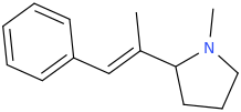 (E)-1-phenyl-2-(1-methyl-2-pyrrolidinyl)-2-methyl-1-ethene.png