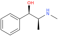  (1R,2S)-1-phenyl-1-hydroxy-2-methylaminopropane.png