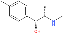   (1R,2S)-1-(4-methylphenyl)-2-methylamino-1-hydroxypropane.png