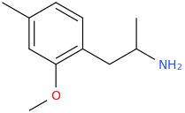   (4-methyl-2-methoxyphenyl)-2-aminopropane.png