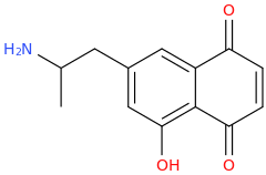    1-(1,4-dioxo-5-hydroxynaphthalene-7-yl)-2-aminopropane.png