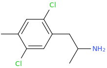    1-(2,5-dichloro-4-methylphenyl)-2-aminopropane.png