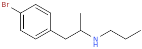    1-(4-bromophenyl)-2-propylaminopropane.png